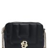 Hugo Boss Bags-Grained faux-leather saddle bag with Double B monogram-boss near me 4