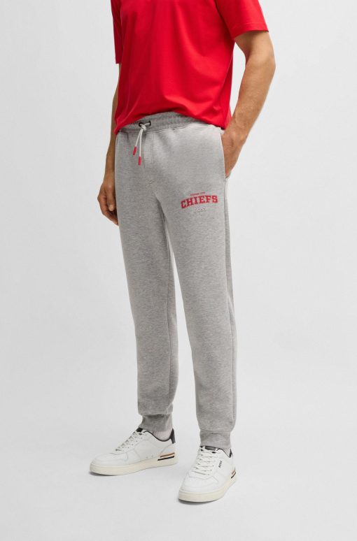 Hugo Boss Sweatshirts and Jogging Pants-BOSS x NFL signature-tape tracksuit bottoms with special branding-hugoboss