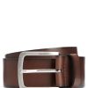 Hugo Boss Belts-Italian-leather belt with logo-engraved buckle-hugo boss store 4