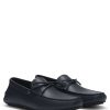 Hugo Boss Casual Shoes-Grained-leather moccasins with driver sole-boss outlet 3