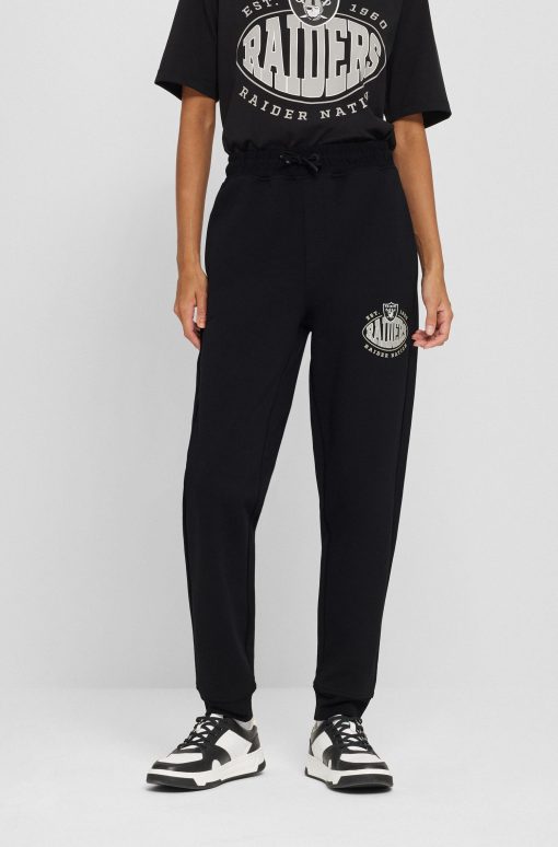 Hugo Boss Sweatshirts and Jogging Pants-BOSS x NFL cotton-blend tracksuit bottoms with collaborative branding-hugo boss sale - Image 2