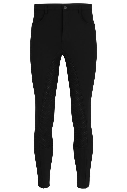 Hugo Boss-Equestrian full-grip breeches in power-stretch material-boss outlet - Image 2