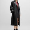 Hugo Boss Jackets and Coats-NAOMI x BOSS oversize-fit coat in wool-boss near me 4