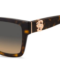 Hugo Boss Eyewear-Patterned-acetate sunglasses with Double B monogram-boss hugo 2