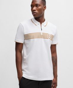 Hugo Boss Polo Shirts-The Open polo shirt with special artwork-boss outlet