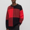 Hugo Boss Sweaters and Cardigans-Zip-neck polo shirt with stacked logo-hugo boss near me 3