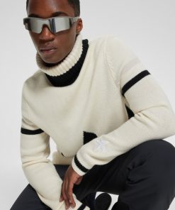 Hugo Boss Sweaters and Cardigans-BOSS x Perfect Moment virgin-wool sweater with stripe intarsia-boss store 2