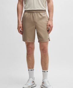 Hugo Boss Pants-BOSS x Matteo Berrettini water-repellent shorts with logo print-boss store