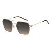 Hugo Boss Eyewear-Gold-tone sunglasses with Havana details-hugoboss 4