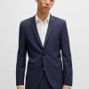 Hugo Boss Sport Coats-Extra-slim-fit suit jacket in performance-stretch cloth-boss near me 3