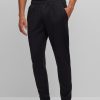 Hugo Boss Pants-Slim-fit trousers in performance-stretch wool-hugoboss 4