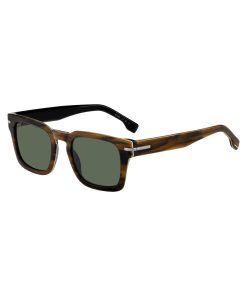 Hugo Boss Eyewear-Patterned-acetate sunglasses with silver-tone hardware-hugo boss outlet