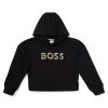 Hugo Boss-Kids’ hoodie dress with logo print-hugo boss sale 4