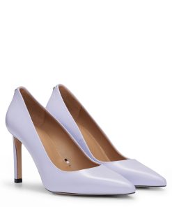 Hugo Boss Pumps-High-heeled pumps in leather with pointed toe-hugoboss