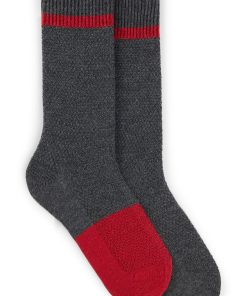 Hugo Boss Socks-Two-pack of boot socks with logo details-hugo by hugo boss