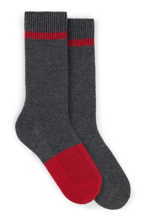 Hugo Boss Socks-Two-pack of boot socks with logo details-hugo by hugo boss