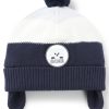 Hugo Boss-Kids’ beanie hat with logo print and pompom-hugo boss store 3