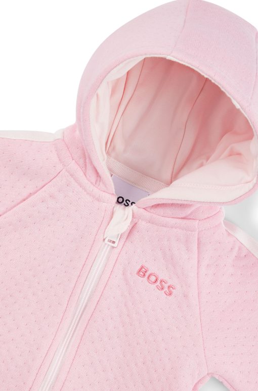 Hugo Boss-Gift-boxed logo tracksuit for babies-boss store - Image 2