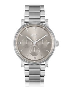 Hugo Boss Watches-Link-bracelet watch with gray-tone dial-hugo by hugo boss