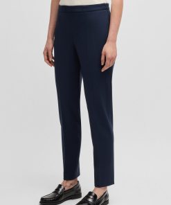 Hugo Boss Pants-Regular-fit trousers with front crease-boss store near me