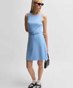 Hugo Boss Dresses-A-line dress with buckled belt-boss store