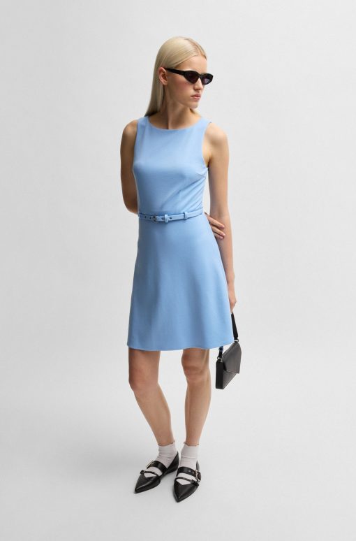 Hugo Boss Dresses-A-line dress with buckled belt-boss store