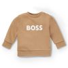 Hugo Boss-Baby long-sleeved T-shirt in cotton with logo print-boss store near me 3