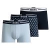 Hugo Boss Underwear-Shiny-piqué regular-rise trunks with logo waistband-hugo boss near me 4