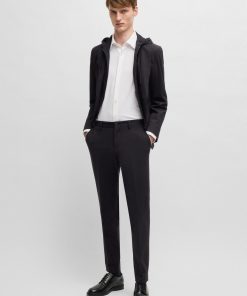 Hugo Boss-Slim-fit trousers in performance-stretch jersey-hugo by hugo boss 2