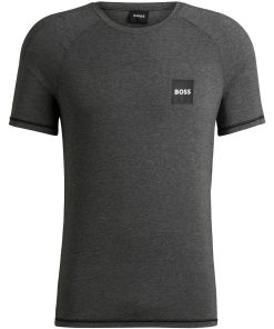 Hugo Boss-Stretch-jersey underwear T-shirt with logo print-hugo boss near me