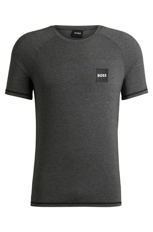 Hugo Boss-Stretch-jersey underwear T-shirt with logo print-hugo boss near me