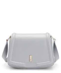 Hugo Boss Bags-Leather saddle bag with signature hardware and monogram-hugo boss outlet