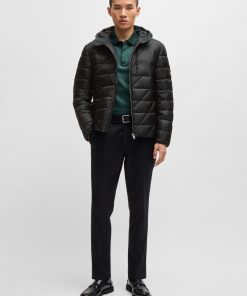 Hugo Boss Jackets and Coats-Water-repellent jacket with Double B monogram-boss outlet 2