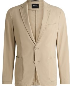 Hugo Boss Sport Coats-Slim-fit suit jacket in travel-friendly stretch softshell-hugo 2