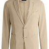 Hugo Boss Sport Coats-Slim-fit tuxedo jacket in wool serge-boss store 4