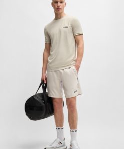 Hugo Boss Pants-BOSS x Matteo Berrettini tennis shorts with four-way stretch-hugo by hugo boss 2