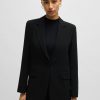 Hugo Boss Tailored Jackets-Oversize-fit jacket with layered effect-hugo boss outlet 4