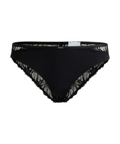 Hugo Boss Underwear, Pajamas, and Socks-Stretch-lace briefs with gold-tone logo trim-hugoboss