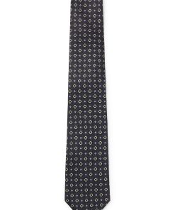 Hugo Boss Ties and Pocket Squares-Patterned tie in Italian silk jacquard-hugo