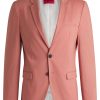 Hugo Boss Sport Coats-Slim-fit suit jacket in travel-friendly stretch softshell-hugo 4