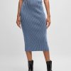 Hugo Boss Skirts-Pencil skirt in checked stretch fabric-hugo boss sale 4