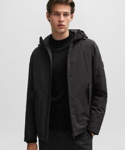 Hugo Boss Jackets and Coats-Water-repellent jacket in crease-resistant stretch material-boss store