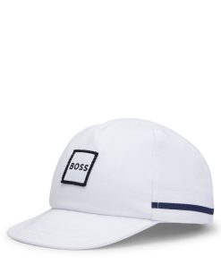 Hugo Boss-Baby cap in cotton with logo label-boss hugo 2