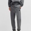 Hugo Boss Sweatshirts and Jogging Pants-BOSS x Matteo Berrettini Regular-fit trousers in stretch gabardine with logo detail-hugo boss outlet 4