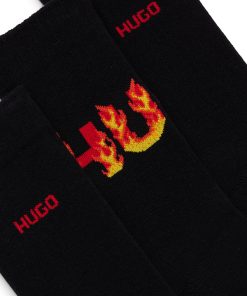 Hugo Boss Socks-Three-pack of short-length socks with logo details-hugo by hugo boss 2