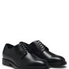 Hugo Boss Business Shoes-Double-strap monk shoes in leather with heel detail-hugo boss store near me 3