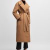 Hugo Boss Jackets and Coats-Regular-fit trench coat with buckled belt-boss hugo 3