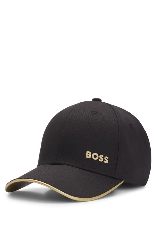 Hugo Boss-Logo-print cap in cotton twill-boss near me