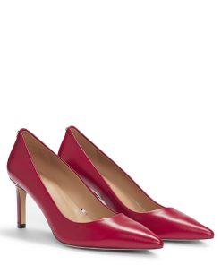 Hugo Boss Pumps-Heeled pumps in nappa leather-boss outlet