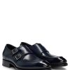 Hugo Boss Business Shoes-Dressletic leather Derby shoes-hugo boss store 4